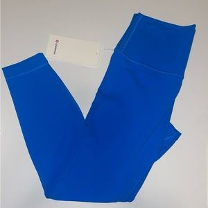 Lululemon Align HR 25” poolside blue size 8